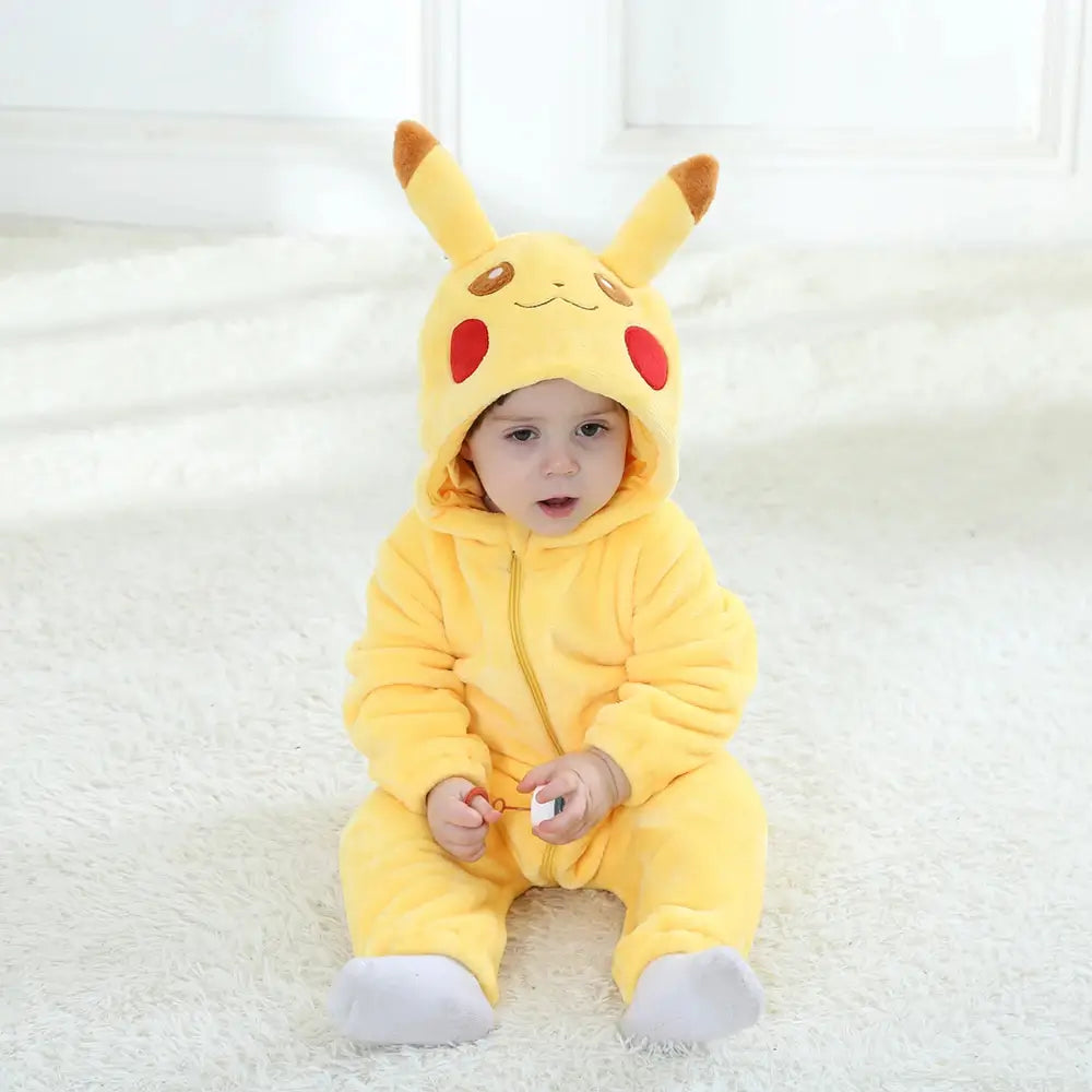 Pikachu Baby Jumpsuit – Unisex Outfit