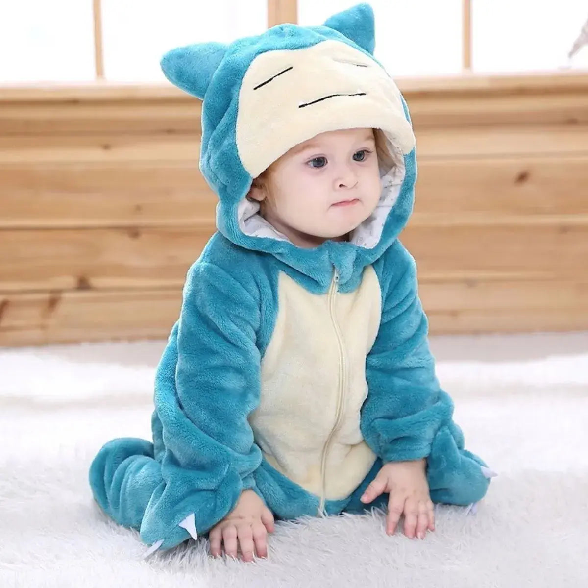 Snorlax Baby Jumpsuit – Unisex Outfit