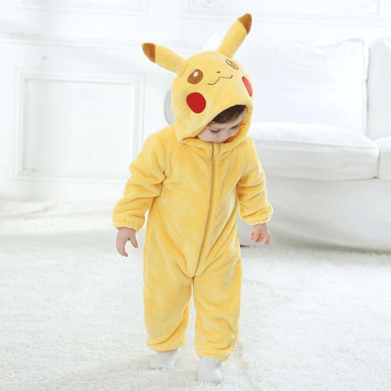 Pikachu Baby Jumpsuit – Unisex Outfit