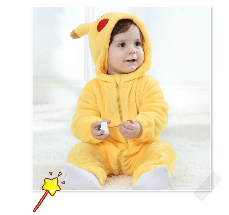Pikachu Baby Jumpsuit – Unisex Outfit