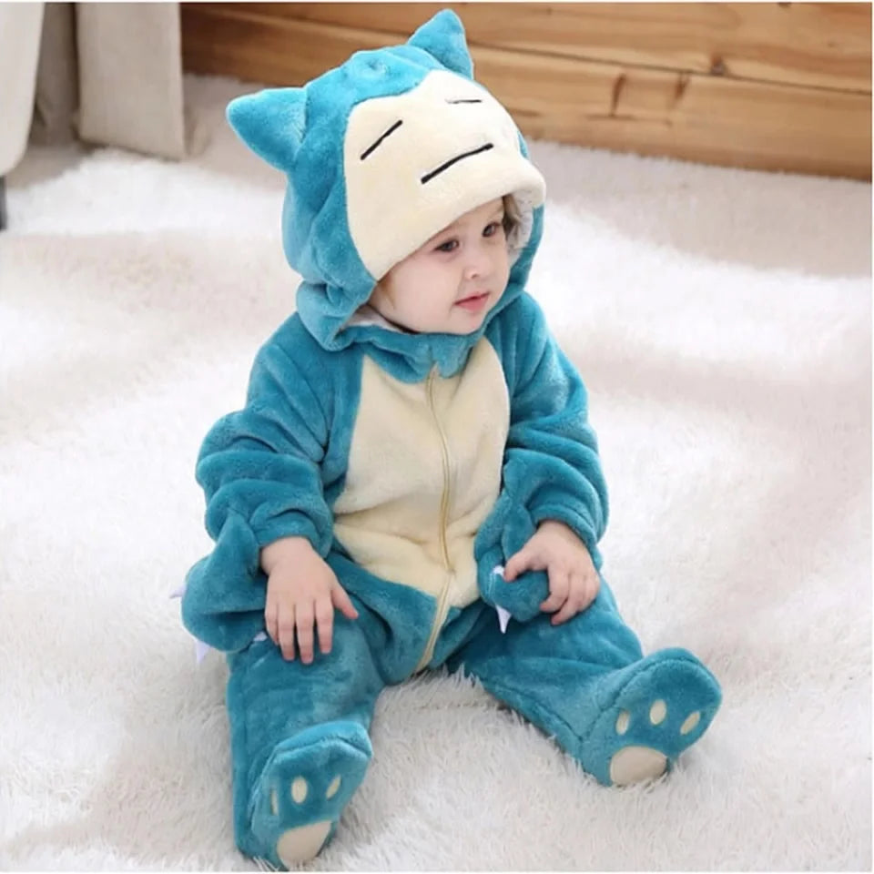 Snorlax Baby Jumpsuit – Unisex Outfit