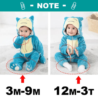 Snorlax Baby Jumpsuit – Unisex Outfit