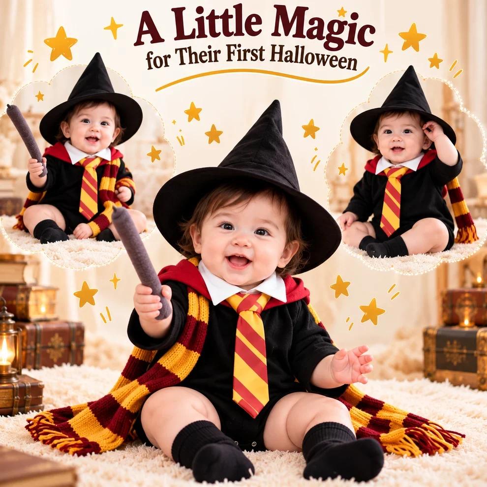 Little Wizard Costume Magic & Cozy Outfit