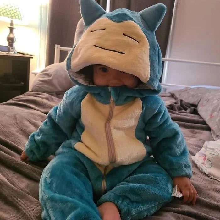 Snorlax Baby Jumpsuit – Unisex Outfit