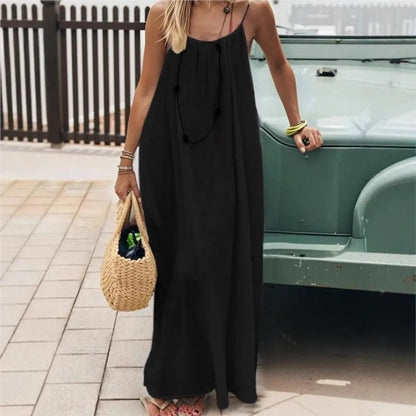 Backless Lace-Up Slip Dress – Women's Holiday & Beach Dress