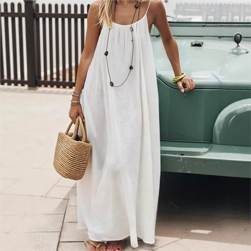 Backless Lace-Up Slip Dress – Women's Holiday & Beach Dress